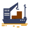 Sea air freight port